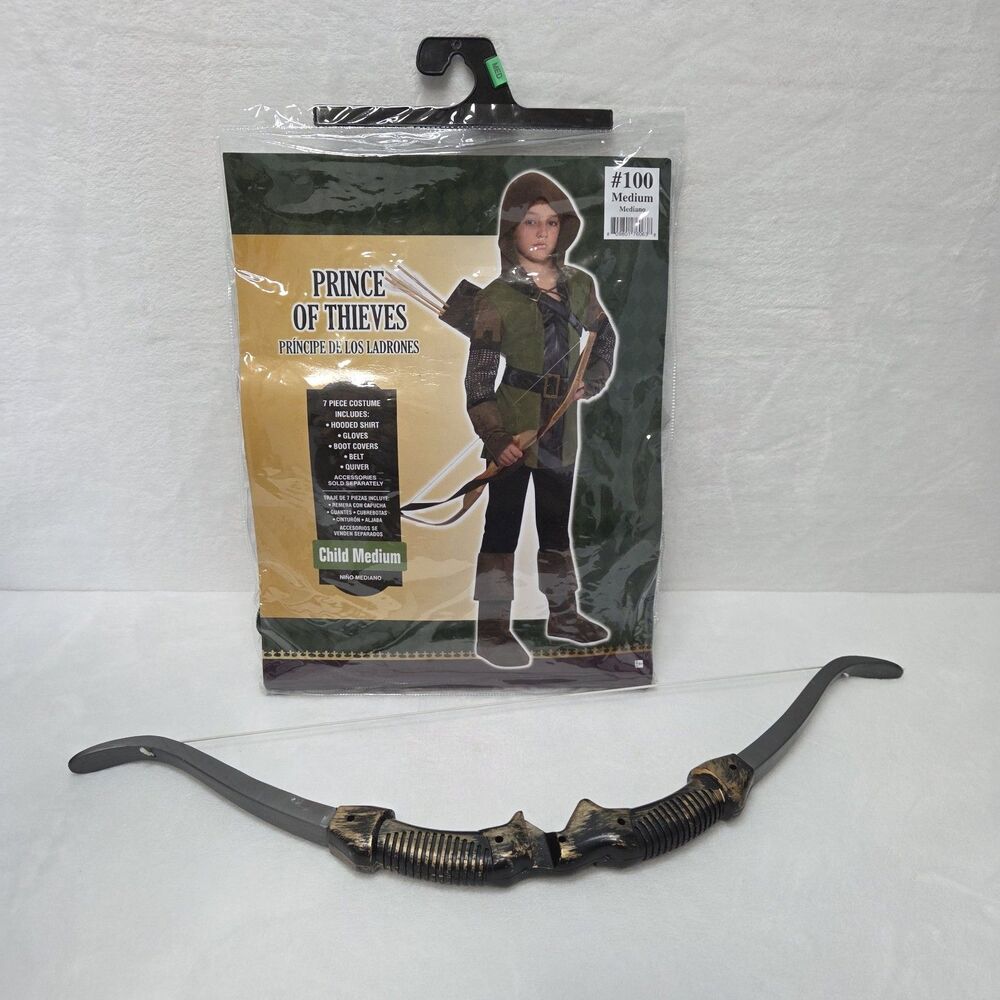 Amscan Prince of Thieves Robin Hood Costume Child Medium Bow Archer